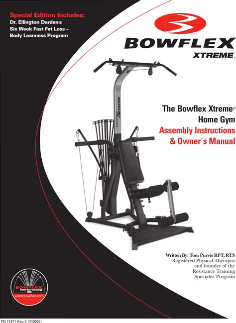 manual bowflex xtreme